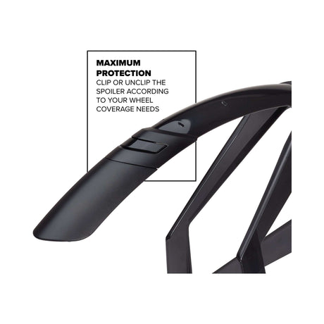 Polisport Fender set 28 g -mud 50mm - nero