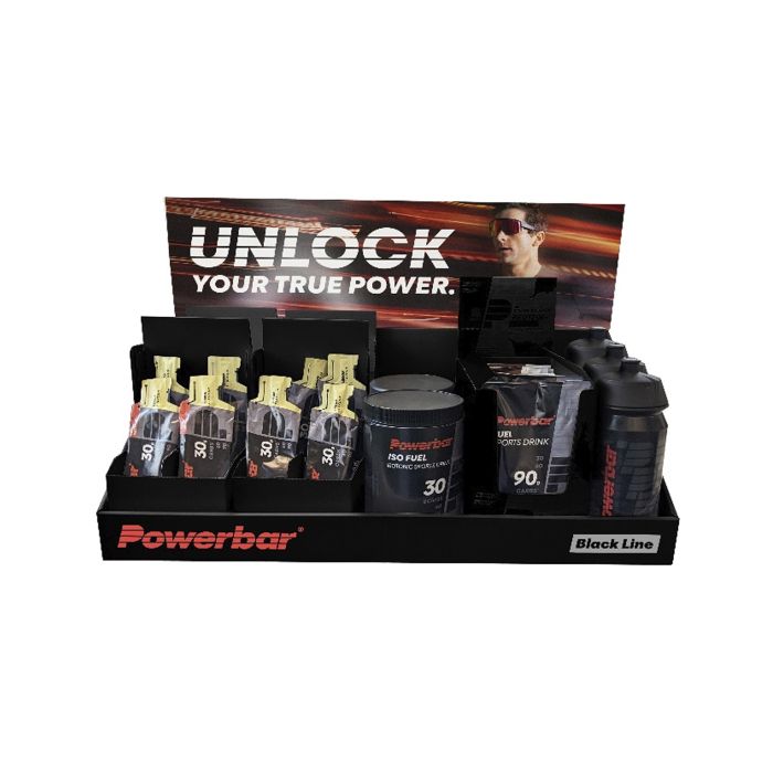 Espositore da banco Powerbar linea nera (vuoto)