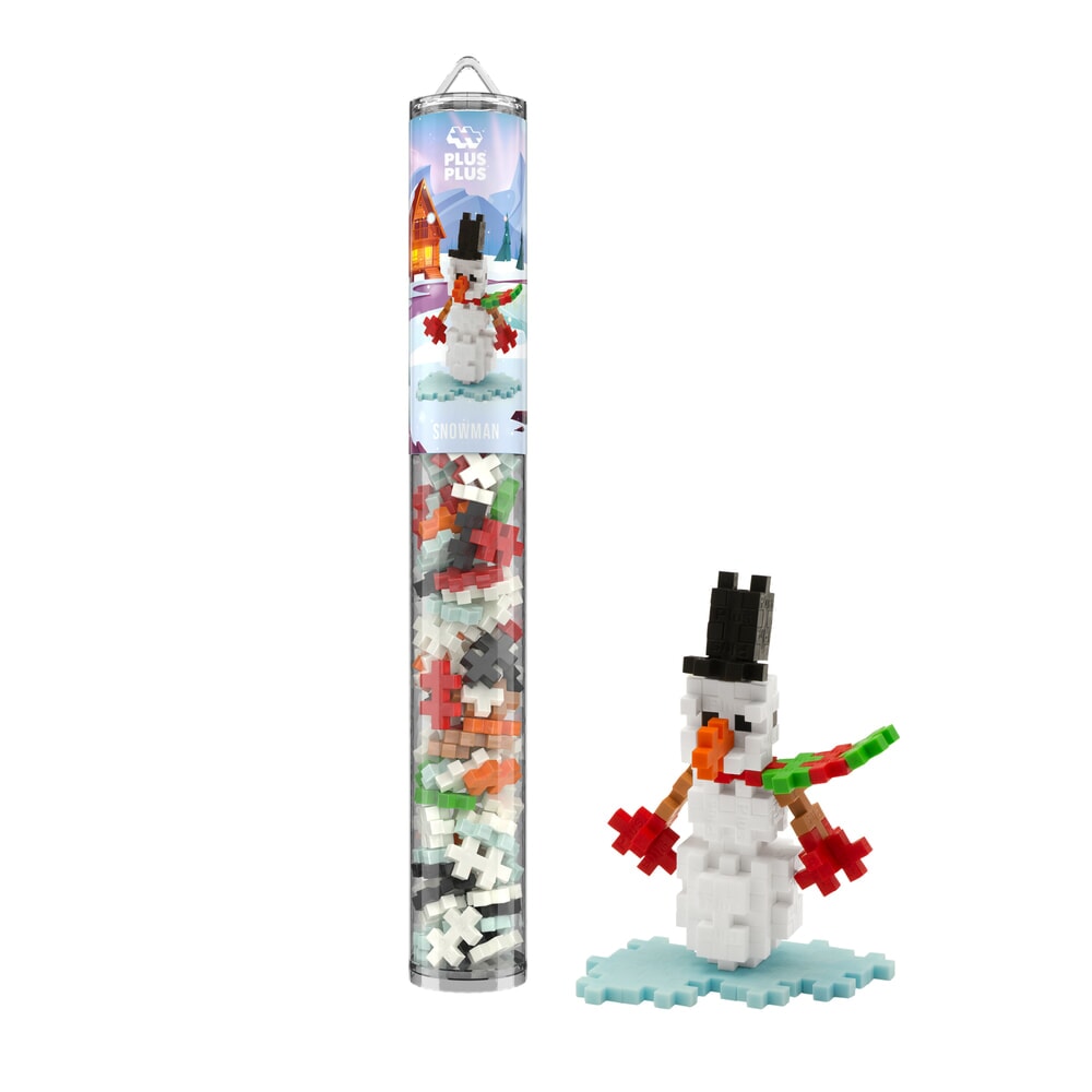 Tubo da 100 pezzi pupazzo di neve Plus-Plus