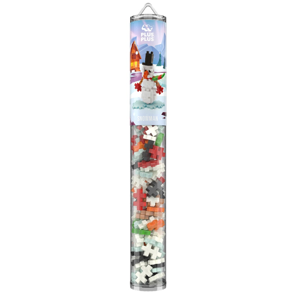 Tubo da 100 pezzi pupazzo di neve Plus-Plus