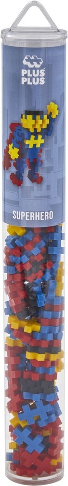 Plus plus tubo supereroe plus-plus: 100 pezzi (4106)