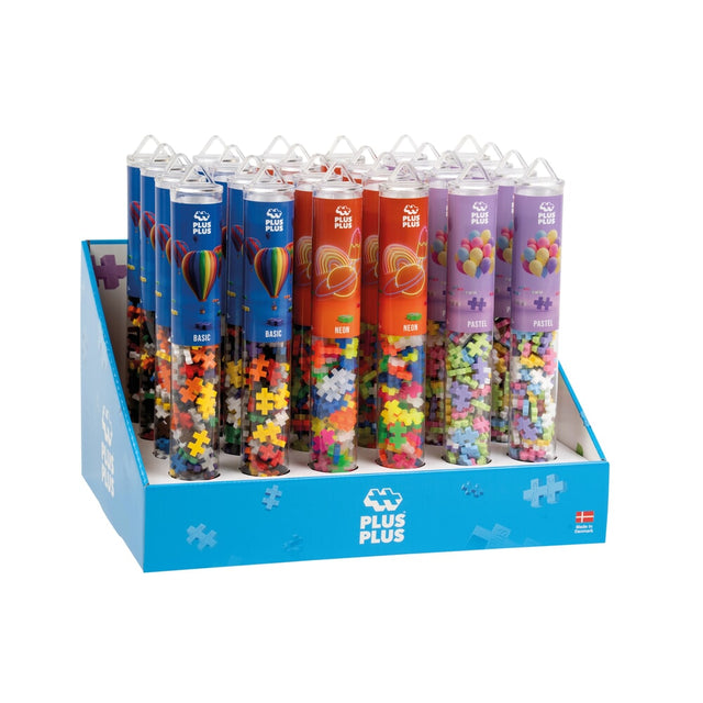Plus plus mix di colori classico: display plus-plus da 24 tubi (7233)