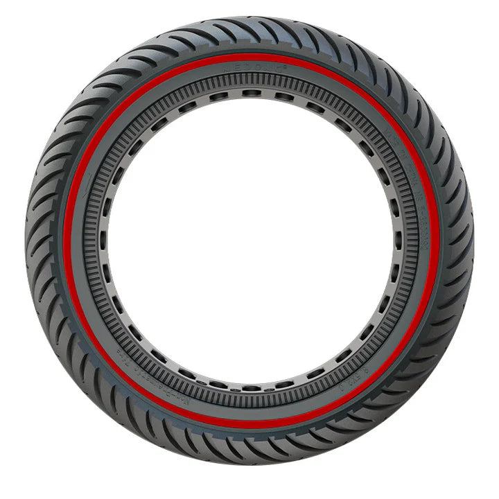 Pneumatico Pro-mounts solid 8 1 2 nero rosso linea