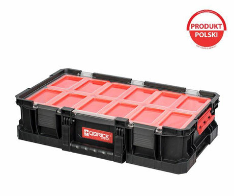 Organizer per cassetta degli attrezzi del sistema Qbrick più cassetta degli attrezzi del sistema due