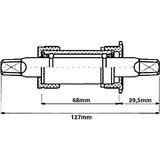 Movimento centrale Thun Kinex senza chiave BSA 127mm