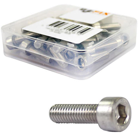 Bofix vite con cava esagonale m4x20 zincata (25 pz)