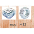 Dado Bofix M12 zincato (25 pz)