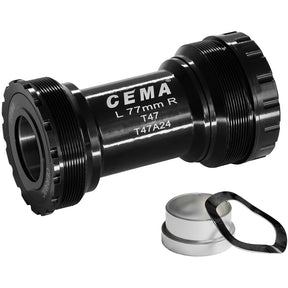 Bracketas CEMA T47A SRAM GXP Acciaio inossidabile nero