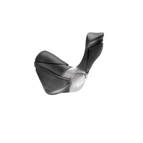 Coppia maniglie Ergotec mf2 kraton alluminio 130 + 87 mm - nero