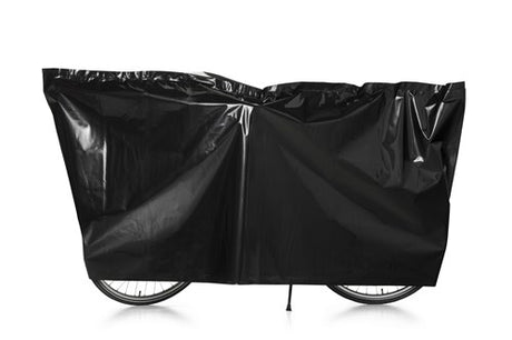 Coperchio di protezione per biciclette VK - copertura per biciclette in polietilene nero (100x220cm)