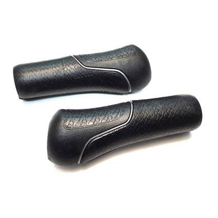 Set di manico di gazzella ibrido con tubazioni argento 132 132 mm nero