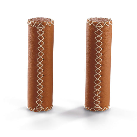 Set maniglie Monte grappa 120 120mm pelle marrone