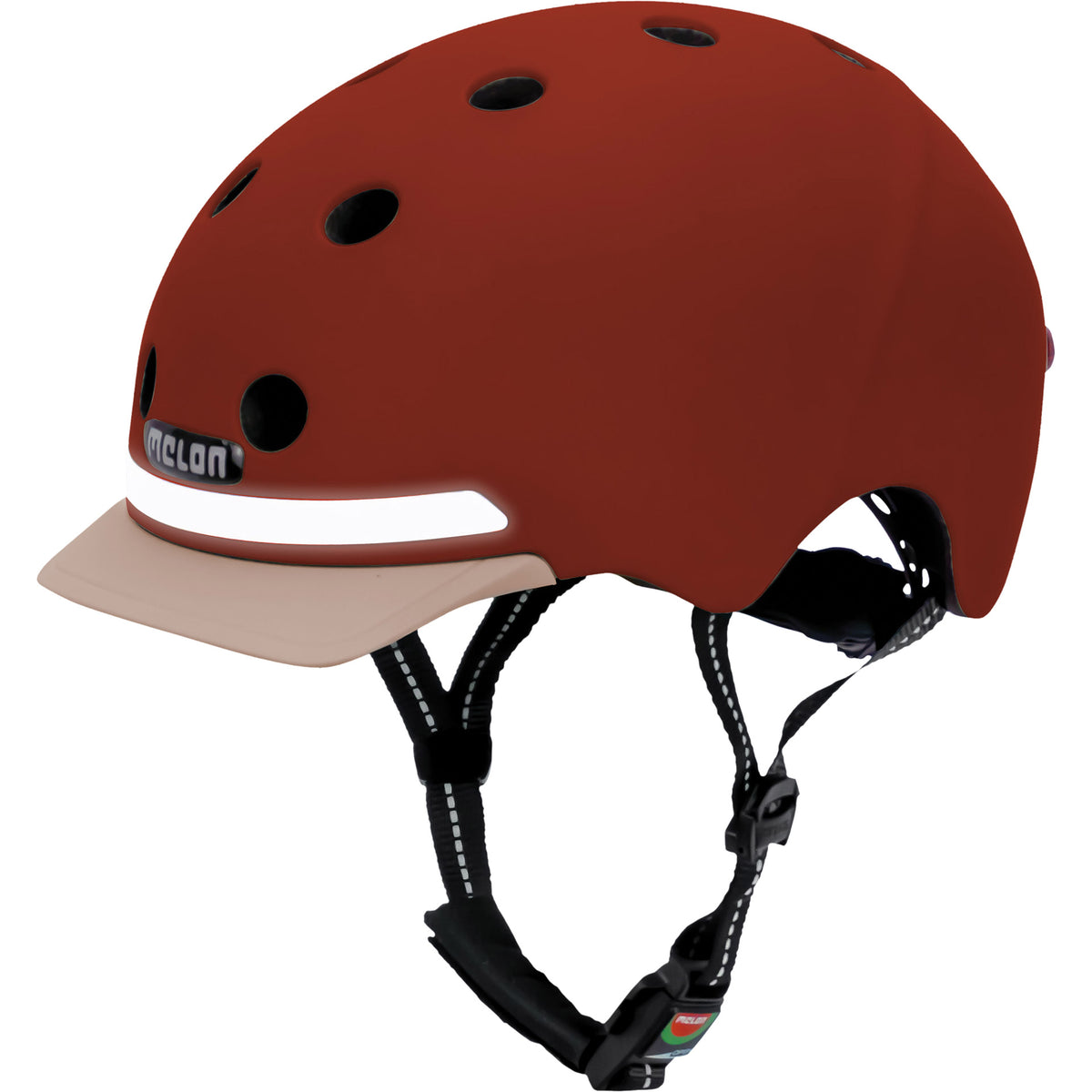 Casco Melon con illuminazione serie e seppia m-l