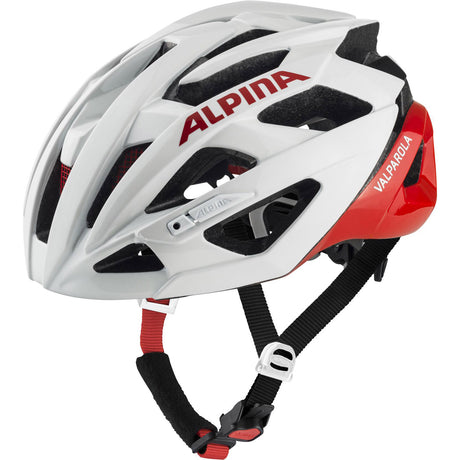 Casco Alpina sports tour valparola 51-56 bianco rosso