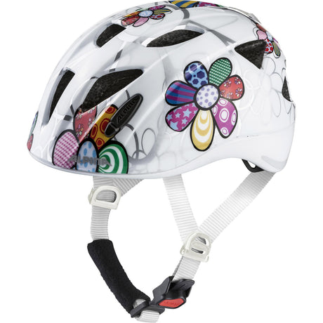 Casco da bambino Alpina Sports ximo flash fiore bianco 47-51 lucido