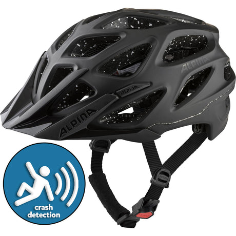 Casco mtb sportivo Alpina mythos 3.0 tocsen 52-57 nero opaco