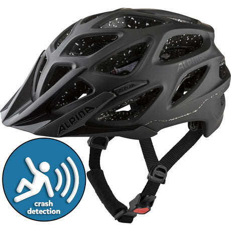 Casco mtb sportivo Alpina mythos 3.0 tocsen 59-64 nero opaco