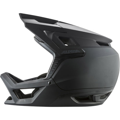 Casco mtb sportivo Alpina roca 54-55 nero opaco