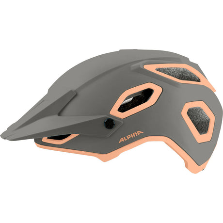 Casco mtb sportivo Alpina croot mips 52-57 grigio opaco rosa