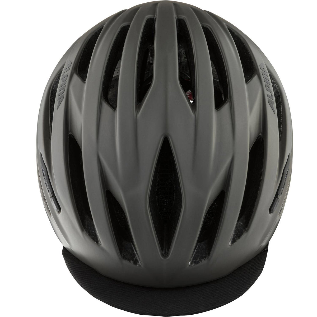 Casco da corsa sportivo Alpina path 55-59 grigio opaco