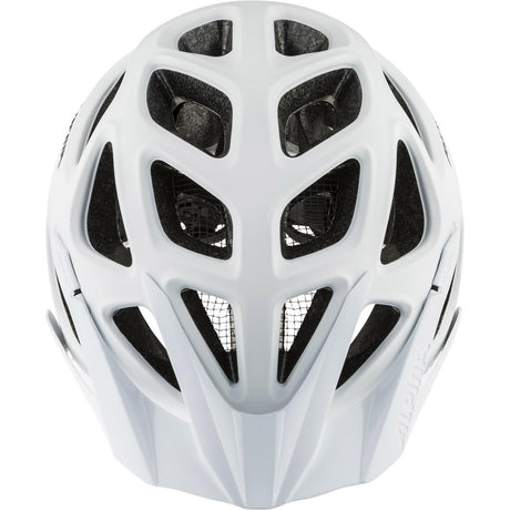 Casco mtb sportivo Alpina mythos riflettente 52-57 bianco