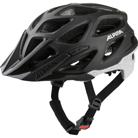 Casco mtb sportivo Alpina mythos riflettente 57-62 nero