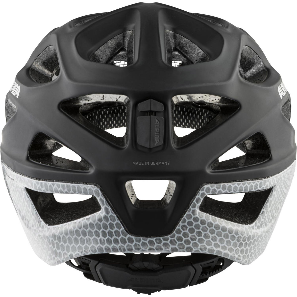 Casco mtb sportivo Alpina mythos riflettente 57-62 nero