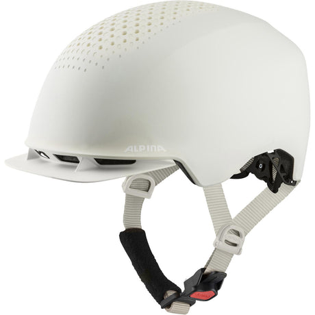 Casco sportivo urbano Alpina idol 52-56 bianco sporco opaco