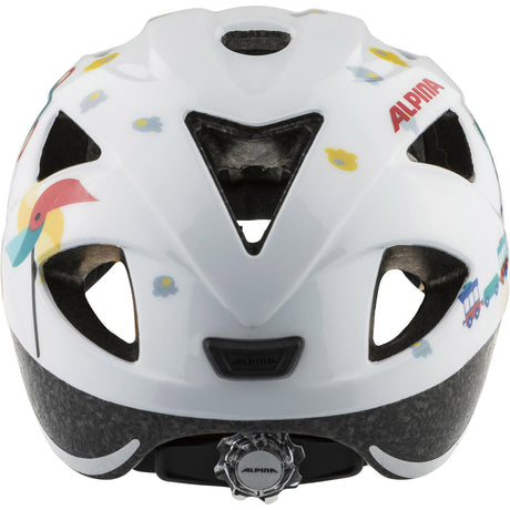 Casco per bambini Alpina Sports Ximo White Bear 49-54 lucido
