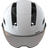 Casco Alpina sportivo urbano visiera soho v 52-56 bianco opaco
