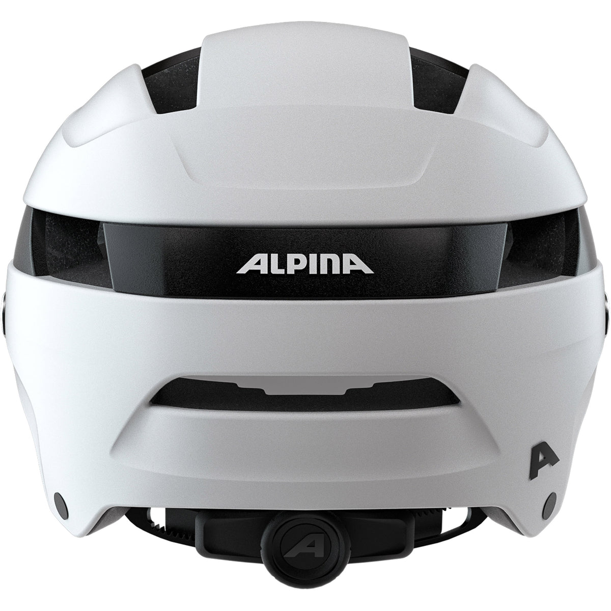 Casco Alpina sportivo urbano visiera soho v 52-56 bianco opaco