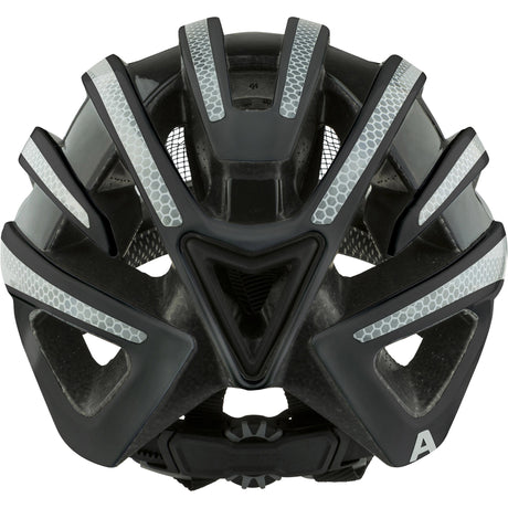 Casco da corsa sportivo Alpina ravel riflettente 55-59 nero lucido