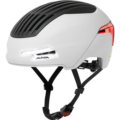 Casco sportivo urbano Alpina brighton mips 51-55 grigio opaco