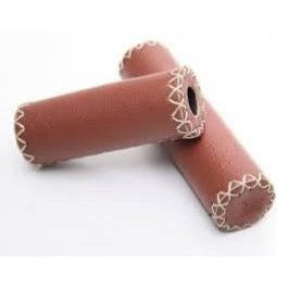Set maniglie Monte grappa 90 120mm pelle marrone