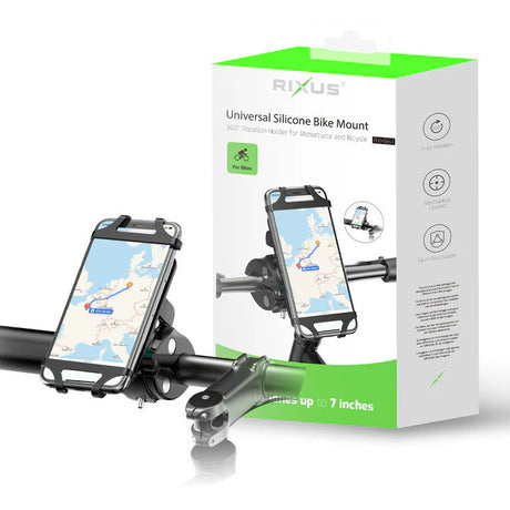 Porta telefono Olympic Sportswear Rixus rxhb61 3,5-7 silicone nero