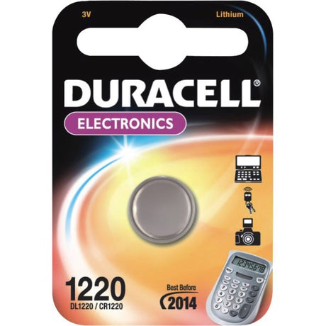 Batteria Duracell dl1220 cr1220 3v litio