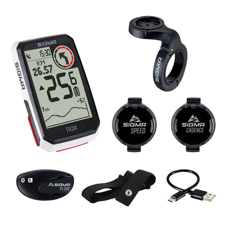 Sigma ROX 4.0 GPS SW WI HR Starther Hod Cad Snelh Sent Monte superiore SET