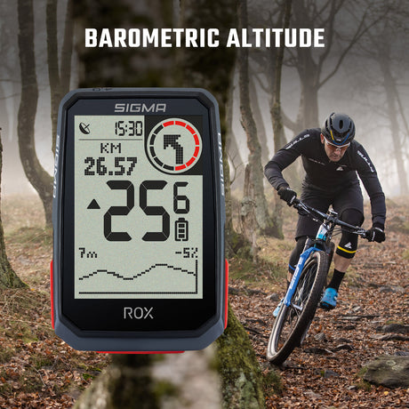 Sigma ROX 4.0 GPS SW WI HR Starther Hod Cad Snelh Sent Monte superiore SET