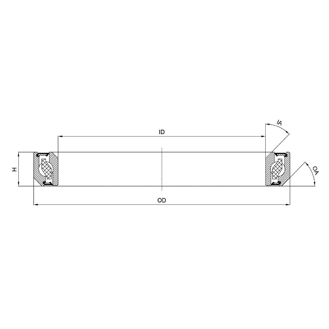 Cuscinetto a sfere con cuscinetto a sfere CB-784 40x52x7