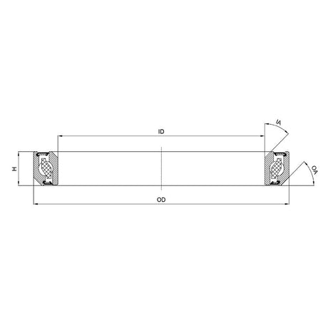 Cuscinetto a sfere con cuscinetto a sfere CB-786 40x52x7,5