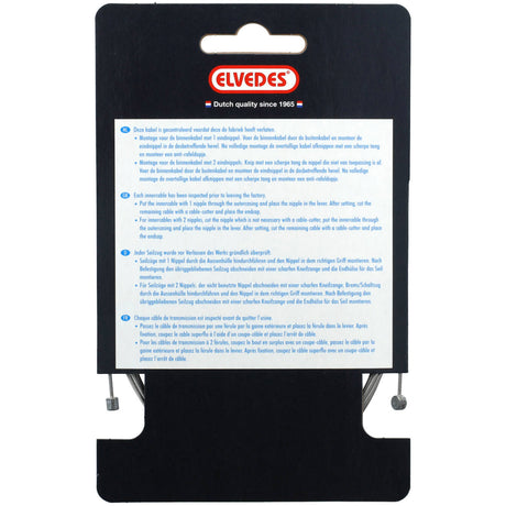 Cavo interno Elvedes Link da 2250 mm in acciaio inossidabile Ø 1,25 mm con nipplo a T