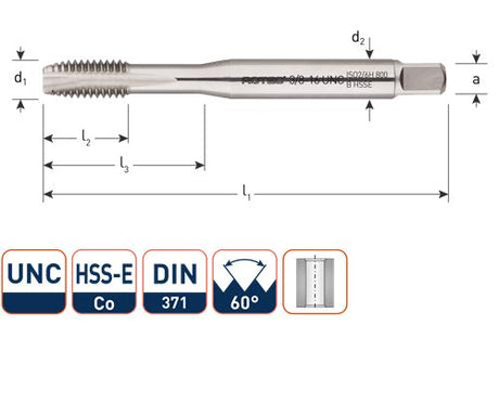 Rubinetto a macchina Rotec 1 4 unc din371