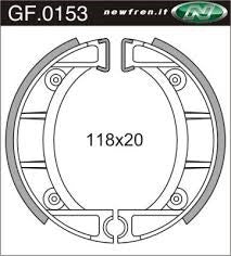 Segmento freno Newfren 153 Grimeca