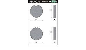 Blocco freno a disco Newfren FD0034 Kreidler