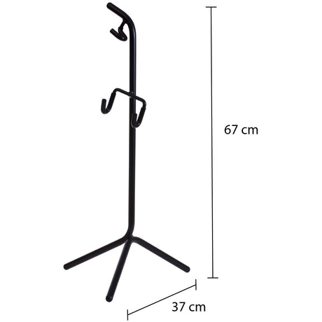 Steco Show Stand Stand Stand Display a 3 gamba Matt nero