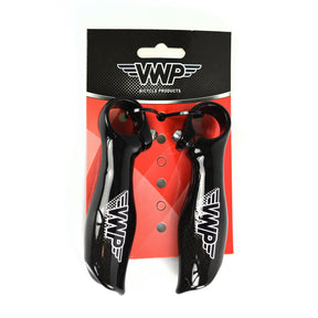 VWP Bar-Ends Short Straight Carbon Aluminium Black