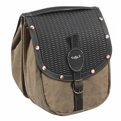 Borsa doppia Monte grappa 16,5l britannica con rivetti neri