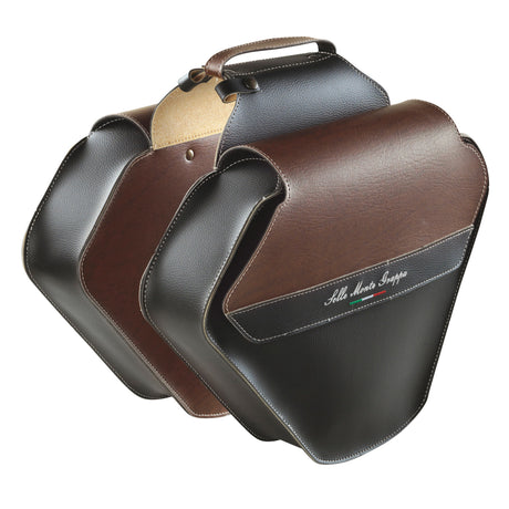 Borsa doppia Monte grappa 17,5l moda skay nero testa di moro