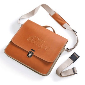 Borsa a tracolla Monte grappa 8l college marrone