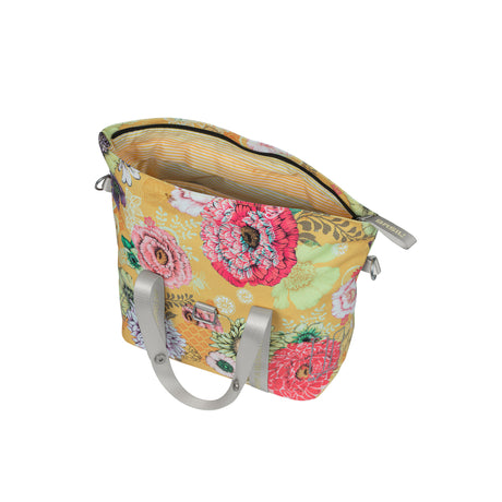 Basil Bloom Field Mik Fietshandbag - Geel, compatto e durevole - 8-11L